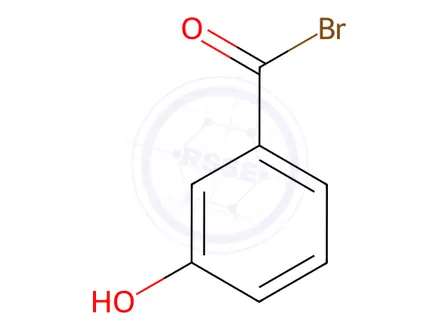 Chemical structure of Benzoyl bromide, 3-hydroxy-(9CI)
