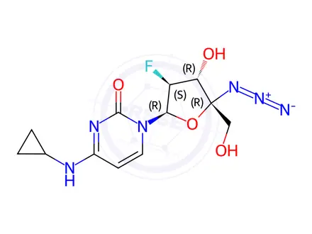 Chemical structure of Azvudine Impurity 17