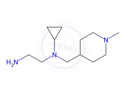 Chemical structure of N1-cyclopropyl-N1-((1-methylpiperidin-4-yl)methyl)ethane-1,2-diamine