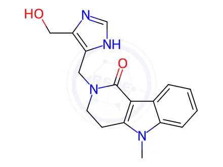 Chemical structure of Alosetron Impurity 4 (Hydroxymethyl Alosetron)
