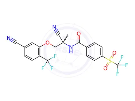 Chemical structure of rac-Monepantel Sulfone