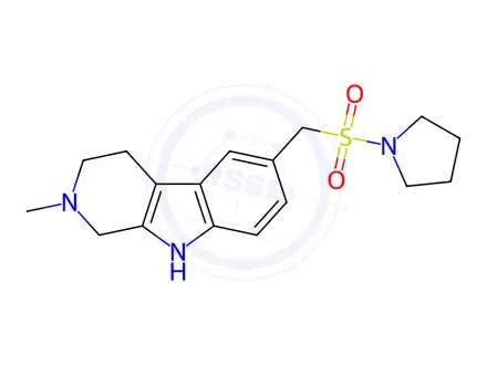 Chemical structure of Almotriptan Impurity 8