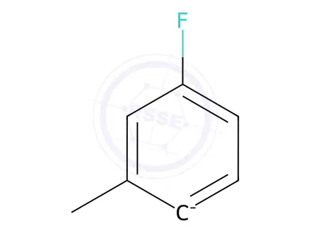 Chemical structure of 4-FLUORO-2-METHYLPHENYLMAGNESIUM BROMIDE