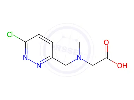 Chemical structure of 2-(((6-Chloropyridazin-3-yl)methyl)(methyl)amino)acetic acid