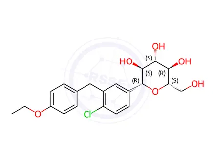 Chemical structure of Dapagliflozin Impurity 75