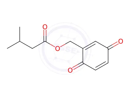 Chemical structure of Blattellaquinone