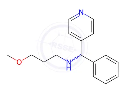 Chemical structure of (3-METHOXY-PROPYL)-(PHENYL-PYRIDIN-4-YL-METHYL)-AMINE DIHYDROCHLORIDE