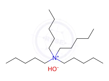 Chemical structure of N,N,N-Tripentylpentan-1-aminium hydroxide
