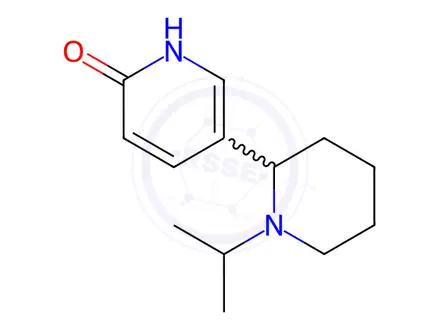 Chemical structure of 5-(1-Isopropylpiperidin-2-yl)pyridin-2(1H)-one