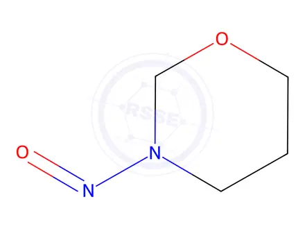 Chemical structure of 3-nitrosotetrahydro-1,3-oxazine