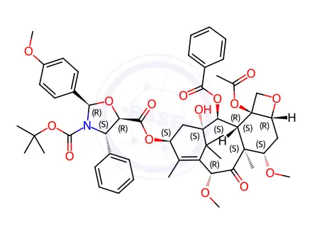 Chemical structure of Cabazitaxel Impurity B