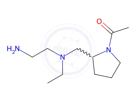 Chemical structure of 1-(2-(((2-Aminoethyl)(ethyl)amino)methyl)pyrrolidin-1-yl)ethanone