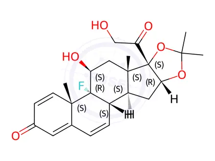 Chemical structure of Triamcinolone Acetonide Impurity 13