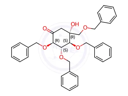 Chemical structure of Voglibose Impurity 10