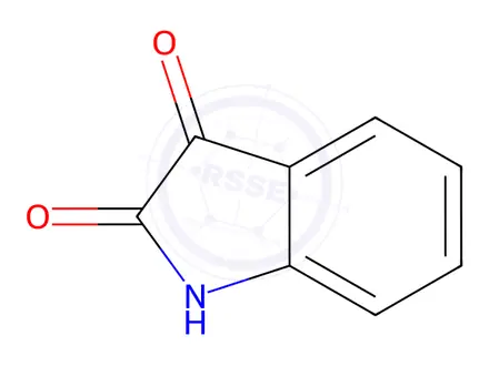 Chemical structure of Isatin