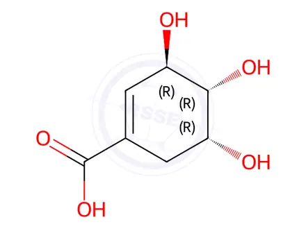 Chemical structure of Shikimic Acid Impurity 5