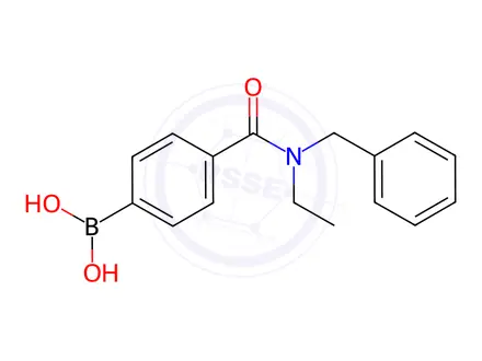 Chemical structure of (4-(Benzyl(ethyl)carbamoyl)phenyl)boronic acid