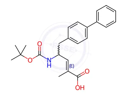 Chemical structure of Sacubitril Valsartan Sodium Impurity 99