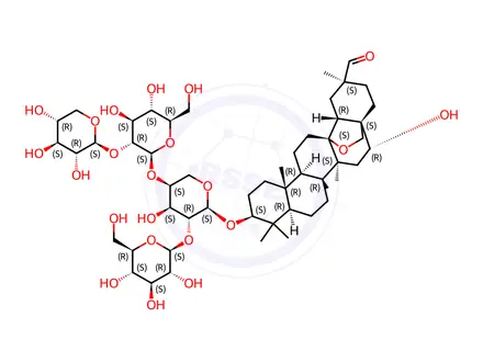 Chemical structure of Ardisiacrispin A