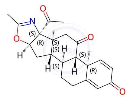 Chemical structure of Deflazacort Impurity 11