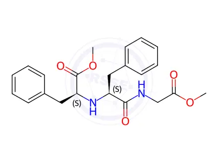 Chemical structure of Glycine, N-[N-[2-methoxy-2-oxo-1-(phenylmethyl)ethyl]-L-phenylalanyl]-, methyl ester, (S)-(9CI)
