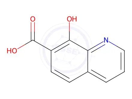 Chemical structure of 8-Hydroxyquinoline-7-carboxylic Acid