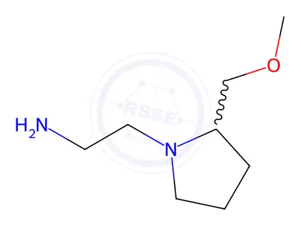 Chemical structure of 2-(2-(Methoxymethyl)pyrrolidin-1-yl)ethanamine