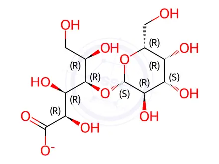 Chemical structure of glubionate calcium