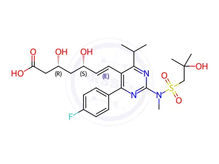 Chemical structure of Rosuvastatin Calcium Impurity A (EP)