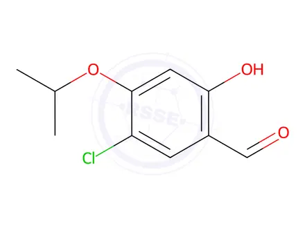 Chemical structure of 5-Chloro-2-hydroxy-4-isopropoxybenzaldehyde