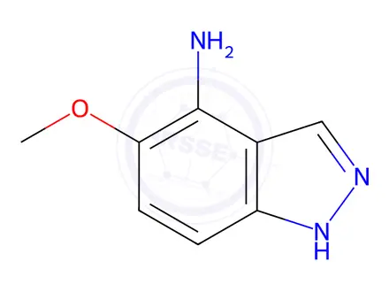Chemical structure of 5-Methoxy-1H-indazol-4-amine