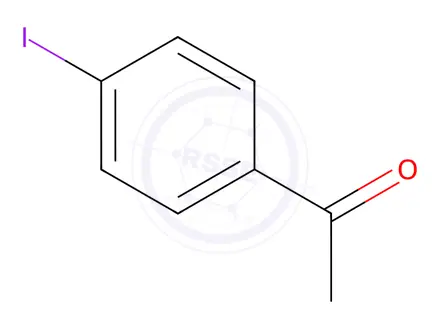 Chemical structure of 4'-Iodoacetophenone