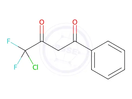 Chemical structure of 4-Chloro-4,4-difluoro-1-phenylbutane-1,3-dione