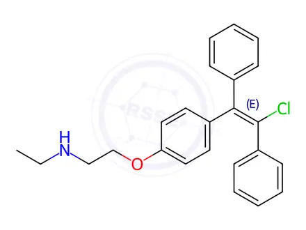 Chemical structure of Clomifene Citrate Impurity 8