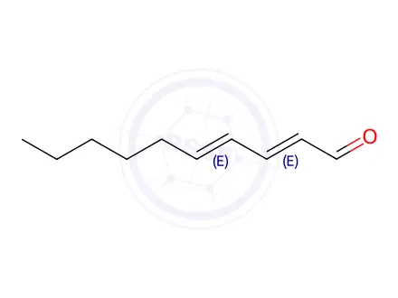 Chemical structure of Hexanal Impurity 68
