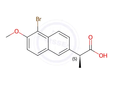 Chemical structure of Naproxen EP Impurity C