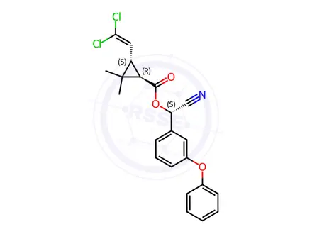 Chemical structure of Cypermethrin Impurity 10
