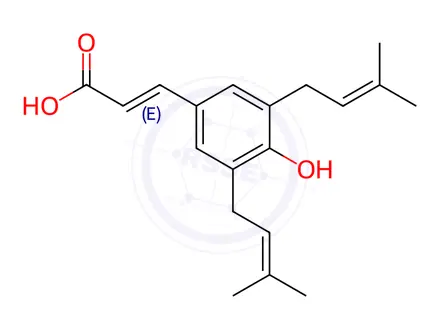 Chemical structure of ARTEPILLIN C