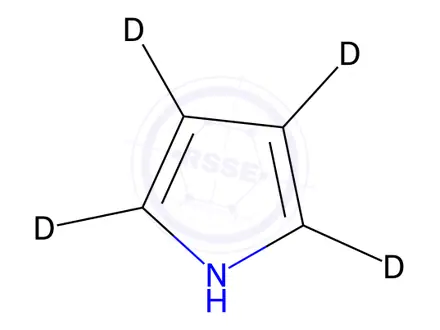 Chemical structure of Pyrrole-2,3,4,5-d4