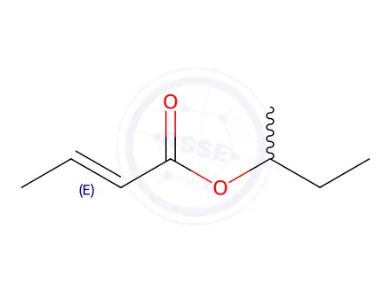 Chemical structure of Crotonic Acid sec-Butyl Ester