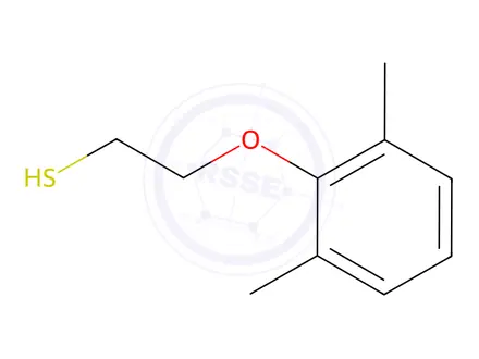 Chemical structure of 2-(2,6-Dimethylphenoxy)ethane-1-thiol
