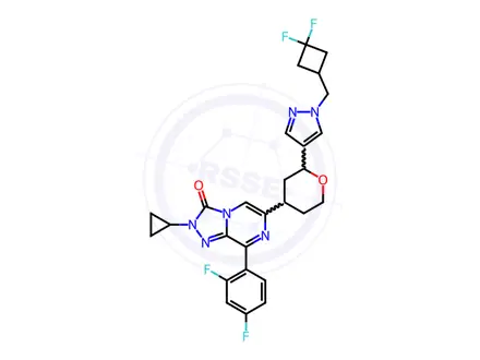 Chemical structure of Olaparib Metabolite M18
