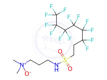 Chemical structure of N-(3-(Dimethylamino)propyl)-tridecafluorooctanesulphonamide N-oxide