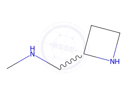 Chemical structure of (azetidin-2-yl)methyl](methyl)amine