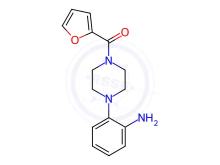 Chemical structure of (4-(2-Aminophenyl)piperazin-1-yl)(furan-2-yl)methanone