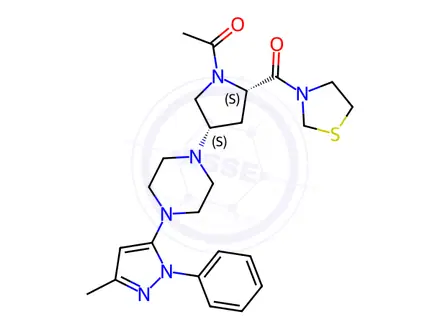 Chemical structure of Teneligliptin Hydrobromide Impurity 65