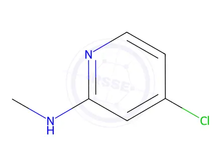 Chemical structure of 4-Chloro-N-methylpyridin-2-amine