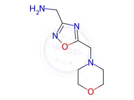 Chemical structure of (5-(Morpholinomethyl)-1,2,4-oxadiazol-3-yl)methanamine