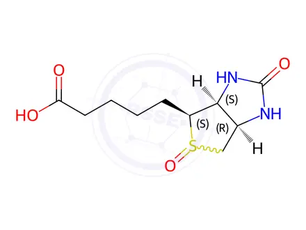Chemical structure of Biotin Impurity 18