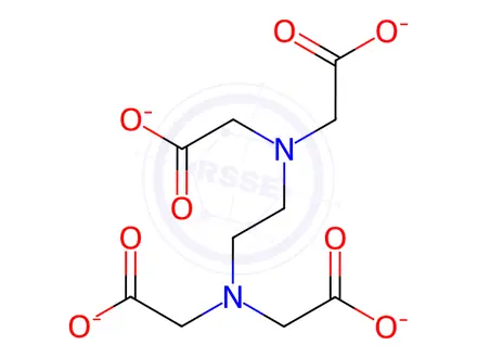 Chemical structure of Zinc-EDTA